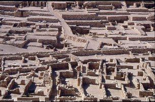 visi�n del laberinto de calles en deir el-medina