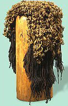 peluca rizada