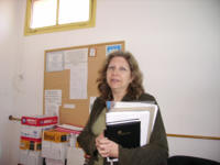Lic. Rosa S�nchez, profesora de Ingl�s III