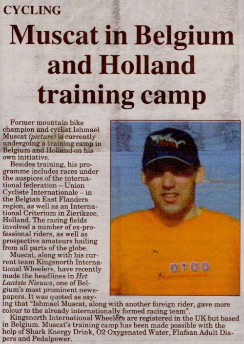 Racing in Belgium, Holland & France, Summer 2003