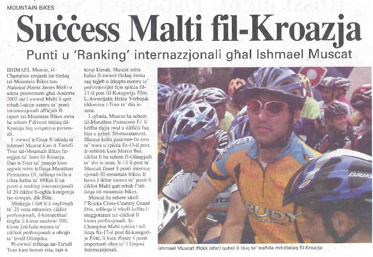 2004 - Mountain Bike Racing in Croatia - In-Nazzjon Daily Newspaper