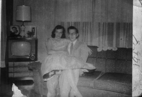 John Clinton & Margaret (Orris) Ishman on their wedding day June 2, 1958.
