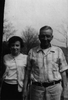 Margaret Elizabeth (Orris) Ishman & her father Henry Orris. This pic provided by Bea (Ishman) Almandarez[1961]