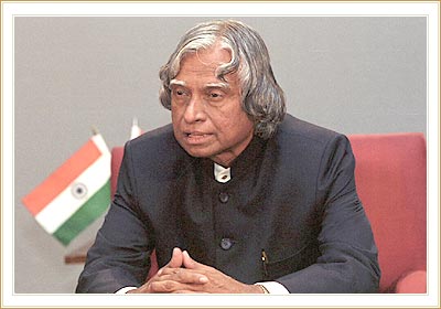 our respected & beloved president : Dr. A.P.J. Abdul Kalam