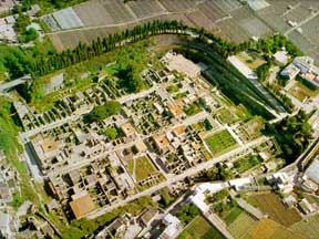 Ercolano - Scavi Veduta Aerea