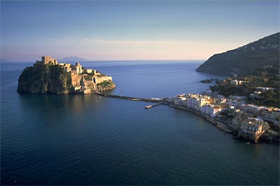 Ischia - Castello Veduta in Lontananza