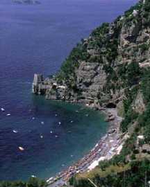 Positano - Costa e Spiaggia