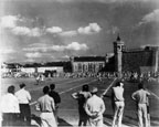 1942 Bulldogs' game in prison yard