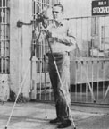 Inmate with movie camera
