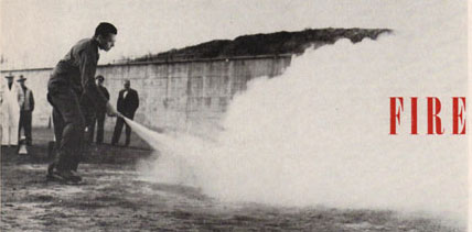 1960 Fire fighting training