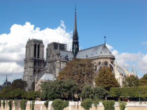 Notre-Dame de Paris - view from the Seine river.
