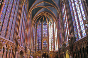 Sainte Chapelle - emphasys on Gothic mystic light.
