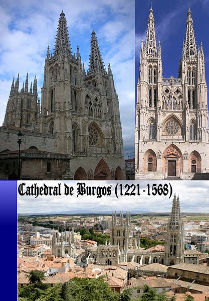 Burgos cathedral - delicate stonework and tracery.