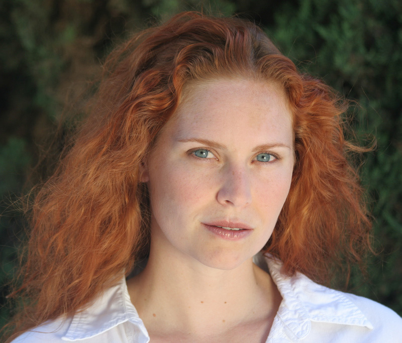Natural red-haired (ginger) and green-eyed lady, plain yet pretty. Picture by dusdin on flickr and can be found in Wikimedia projects, a specially in Wikipedia article about Red Hair.