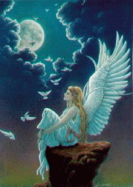 Ginger-blonde Angel lady.