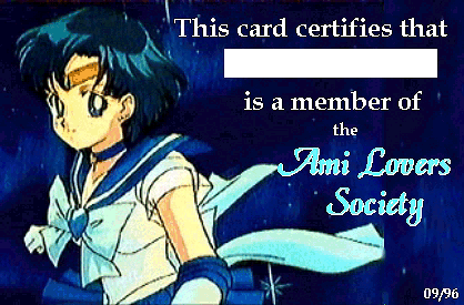 Ami Lover's Society Card (New)