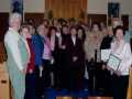 St. John the Baptist ACW Members at 50th Anniversary Service, Chapel Arm, April 30, 2006