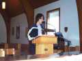 Joachim Fagan Reading the Second Scripture Lesson, Arnold's Cove, April 23, 2006 