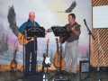 Cecil Bishop and Ron Thomas performing at Ecumenical Hymn Sing, Hodge's Cove, May 27, 2006