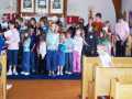 Children performing at Church Service at Children's Fun Day, Arnold's Cove, June 3, 2006