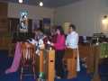 Brittany, Rev'd Sheila, and Choir Members February 19,2006