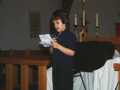 Cassidy Warren at Arnold's Cove Easter Program, April 16, 2006