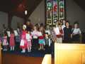 Children Singing at Easter Program, April 16, 2006