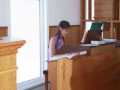 Rebecca Spurrell Playing First Hymn