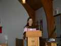 Shawna Hoskins Reciting Poem Honoring Mothers, Arnold's Cove, May 14, 2006