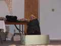 Bonnie Newhook Performing a Skit April 1, 2006