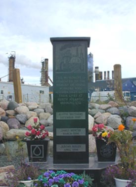 Monument To Workers Killed in Industrial Accident