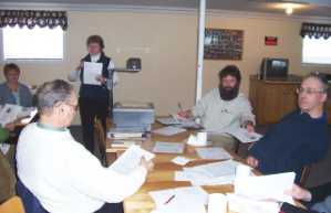 Rev'd Sheila Leading Prayer Presentation
