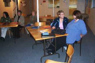 Helen Hoskins, Barbara Hollett, Betty Peach, Irene Newhook, Connie White