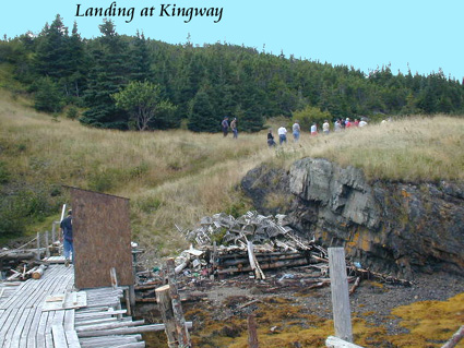 Landing at Kingway