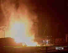 Explosion in refinery