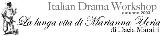 Italian Drama Workshop | La lunga vita di Marianna Ucr&igrave;a