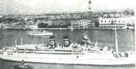 Arandora (pre-war) as a cruise ship in Venice (click to enlarge)