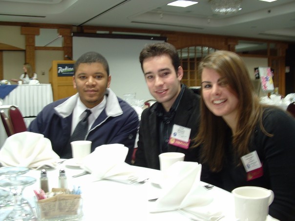 DCON 2006 - Charles, Dom, and Phaedra at dinner.