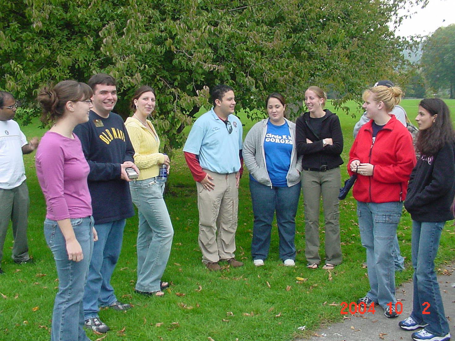 K-Family Day of Service 2004 - On October 2, 2004, we went to Stewart Park with other Circle K'ers, Kiwanians, and Key Clubbers and put together school kits to send to children overseas.