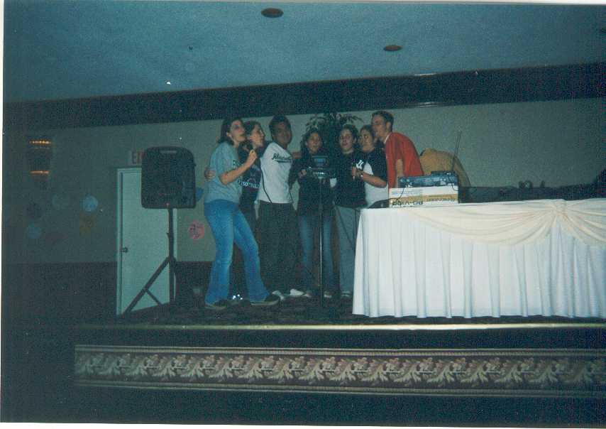 NY Speaking 2003 - Binghamton Circle K singing karaoke!