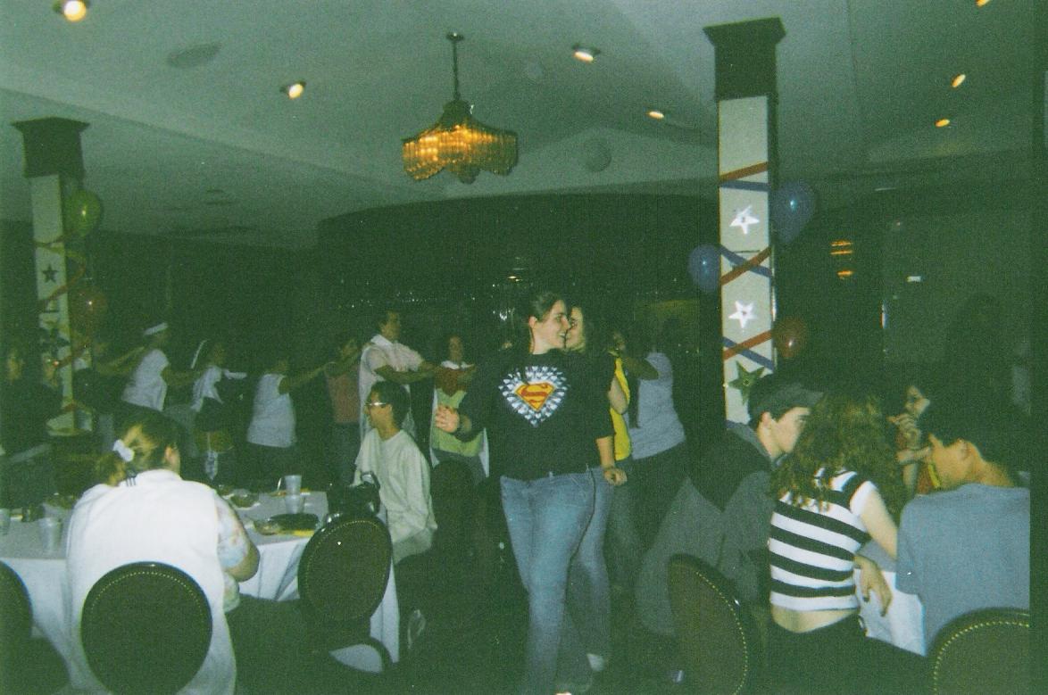 NY Speaking 2004 - Congo line!