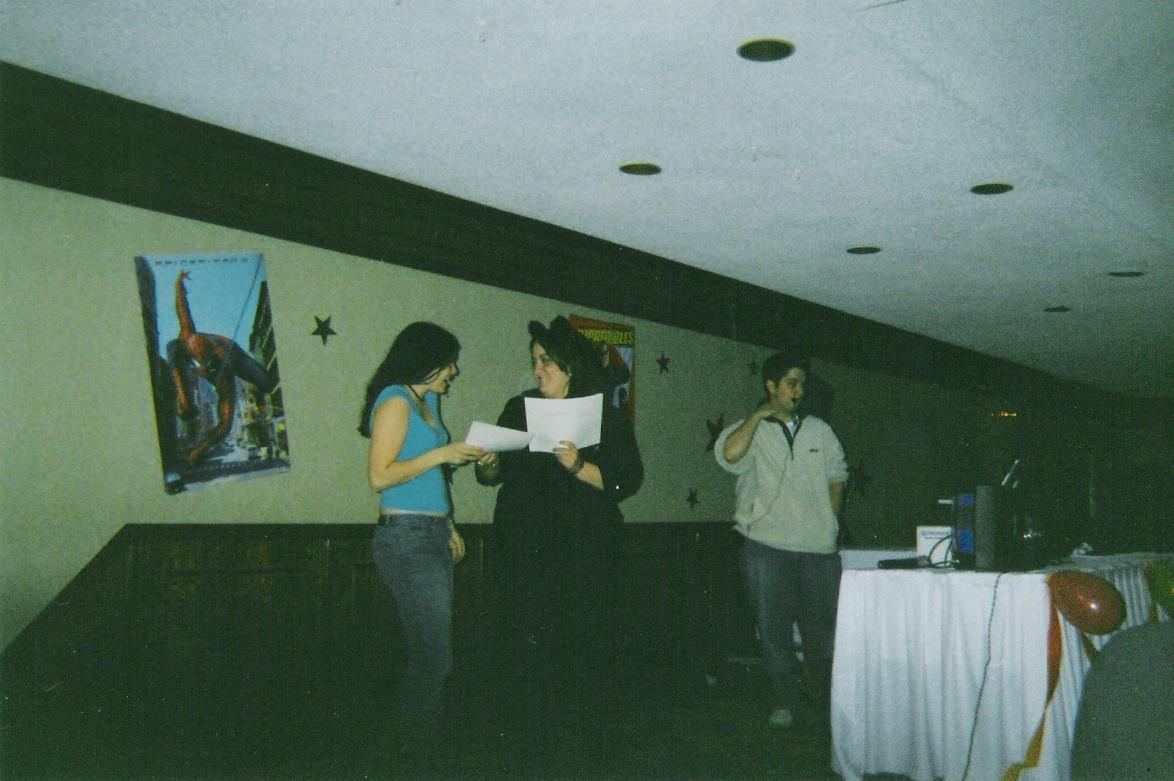 NY Speaking 2004 - Awards Chair Gen giving Alyssa an award for most Circle K Spirit!