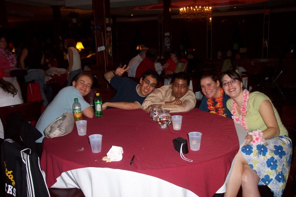 NY Speaking 2005 - Anton (Albany), Webmaster Mike (Buffalo), DT Debansu (Buffalo), Tracy, and Dana.