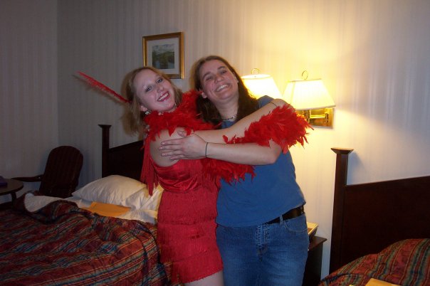 NY Speaking 2005 - Becca and Tracy.
