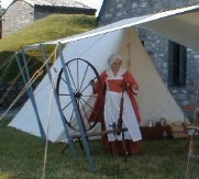 walking wheel or great wheel at Old Fort Niagara
