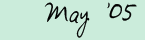 May 05 Litter