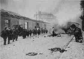 A bombed Dunkirk