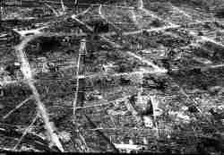 Hiroshima after the bombardment