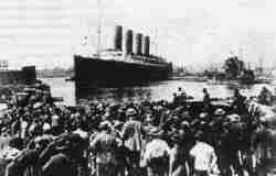 The American cruise ship Lusitania
