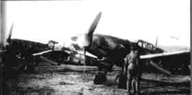 Messerschnitt armed with rockets